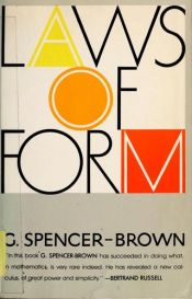 book cover of Laws of form by Spencer-Brown