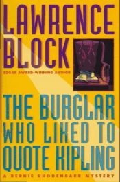 book cover of The burglar who liked to quote Kipling by Lawrence Block
