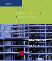 book cover of Data Structures and Algorithms in C by Adam Drozdek