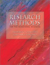 book cover of Research Methods for the Behavioral Sciences by Frederick J Gravetter