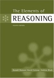 book cover of The Elements of Reasoning by Ronald Munson