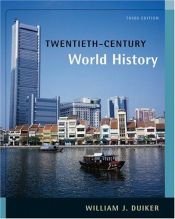 book cover of Twentieth-century world history by William J. Duiker