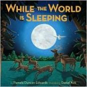 book cover of While the world is sleeping by Pamela Duncan Edwards