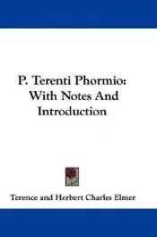 book cover of Phormio : a comedy by Terence