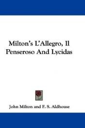 book cover of Milton's L'allegro, Il penseroso, Comus, and Lycidas by 約翰·密爾頓