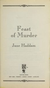 book cover of Feast of murder by Jane Haddam