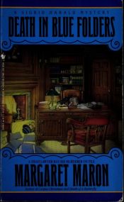 book cover of DEATH IN BLUE FOLDERS (Sigrid Harald Mysteries 03) by Margaret Maron