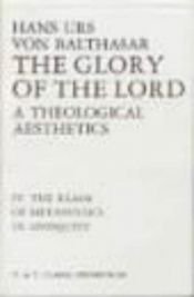 book cover of Glory of the Lord Vol 4 (v. 4) by 漢斯·烏爾斯·馮·巴爾塔薩