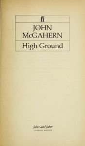 book cover of High Ground by John McGahern