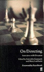 book cover of On Directing by Peter Brook [director]