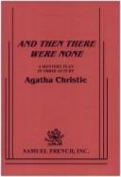 book cover of Ten Little Indians - A Mystery Play in Three Acts by Agatha Christie
