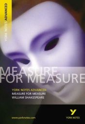 book cover of York Notes Advanced on "Measure for Measure" by William Shakespeare by უილიამ შექსპირი