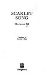 book cover of Un chant ecarlate by Mariama Bâ