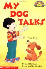 book cover of My dog talks by Gail Herman