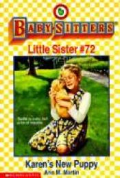 book cover of Karen's New Puppy (Baby-Sitters Little Sister, 72) by Ann M. Martin
