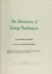 book cover of Adventures of George Washington, The by Margaret Davidson