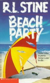 book cover of Thrillerboekjes; De waarschuwing (Beach Party) by R.L. Stine