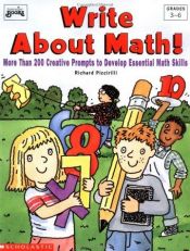 book cover of Write About Math (Grades 3-6) by scholastic