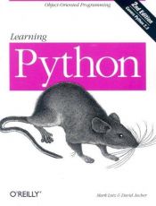 book cover of Learning Python by Mark Lutz
