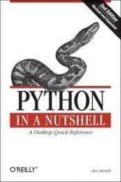book cover of Python in a nutshell by Alex Martelli