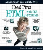 book cover of Head First HTML with CSS & XHTML by Elisabeth Freeman