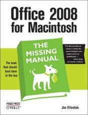 book cover of Office 2008 for Macintosh by Jim Elferdink