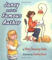 book cover of Janey and the famous author by Mary Downing Hahn