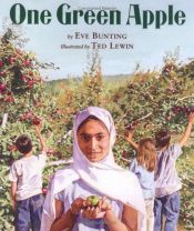 book cover of One green apple by Eve Bunting