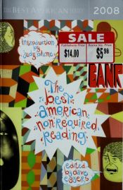 book cover of The Best American Nonrequired Reading, 2008 by Deivs Egers