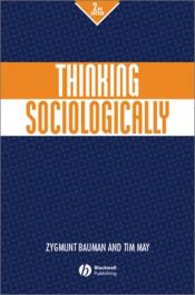book cover of Thinking sociologically by ジグムント・バウマン