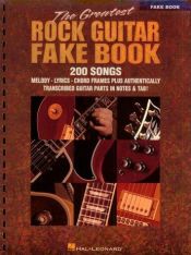 book cover of The Greatest Rock Guitar Fake Book by Hal Leonard Corporation