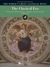 book cover of The Classical Era - Easy to Intermediate Piano Solo: The World's Great Classical Music (World's Greatest Classical Music) by Hal Leonard Corporation