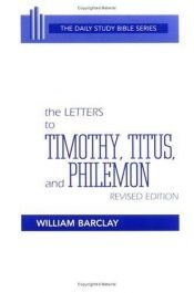 book cover of The Letters to Timothy, Titus, and Philemon by William Cullen Bryant