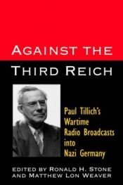 book cover of Against the Third Reich by Paul Tillich