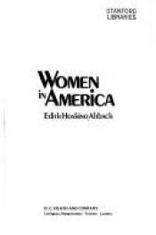 book cover of Women in America by Edith Hoshino Altbach