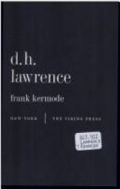 book cover of D. H. Lawrence (Modern masters ; M20) by Frank Kermode