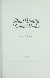 book cover of Aunt Dimity Down Under (Aunt Dimity Series, No 15) by Nancy Atherton