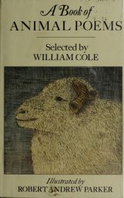 book cover of A Book of Animal Poems: 2 by William Cole