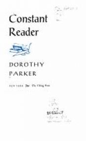book cover of Constant Reader by Dorothy Parker