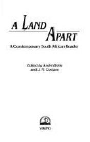 book cover of A Land Apart : A Contemporary South African Reader by André Brink