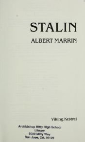 book cover of Stalin: Russia's Man of Steel by Albert Marrin