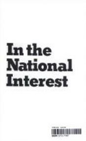 book cover of In the National Interest by Marvin Kalb