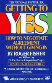 book cover of Getting to Yes by Roger and Ury Fisher, William