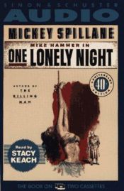 book cover of One Lonely Night by Mickey Spillane