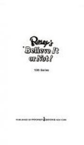 book cover of Ripley's Believe It or Not!: 15th Series by Robert L. Ripley