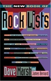 book cover of The new book of rock lists by Dave Marsh