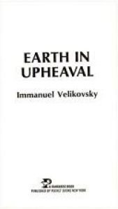 book cover of Earth in Upheaval by Имануел Великовски