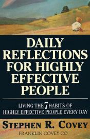 book cover of Daily reflections for highly effective people by स्टीफन कोवे