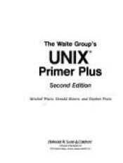 book cover of The Waite Group's Unix Primer Plus (The Waite Group) by Mitchell Waite