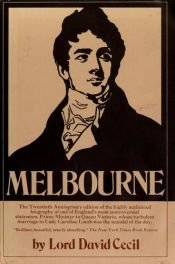 book cover of Melbourne (Power & Personality Series.) by Lord David Cecil